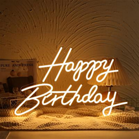 Happy Birthday Neonskilt