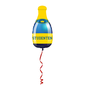 Svensk Student Champagne Folieballon
