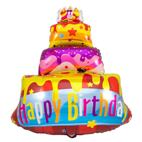 Happy Birthday Cake Folieballon