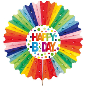 Happy B Day Honeycomb