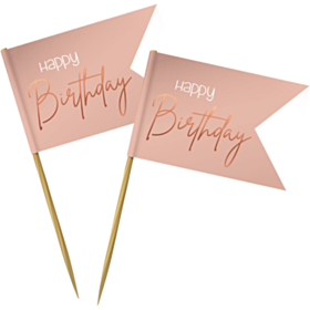 Cocktailpinde Happy Birthday Lush Blush