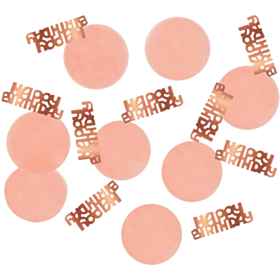 Bordkonfetti Happy Birthday Lush Blush