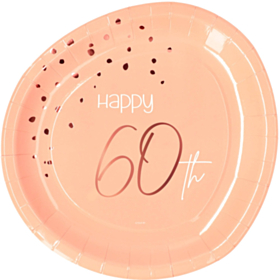 Paptallerkener 60 Års Lush Blush