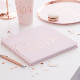 Gæstebog Team Bride Rosa/Rosa Guld