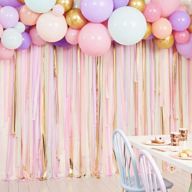 DIY Backdrop Lyserød Pastel