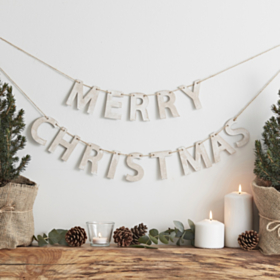Rustic Christmas Træ Guirlande