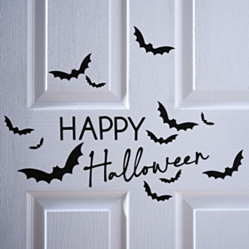 Flagermus Halloween Klistermærker