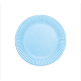 Frokosttallerkener Lyseblå