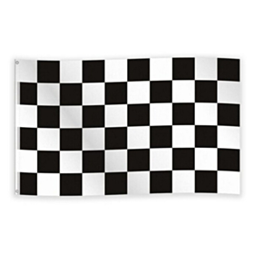 Stribet Racer Flag