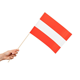 Østrig Flag På Pinde