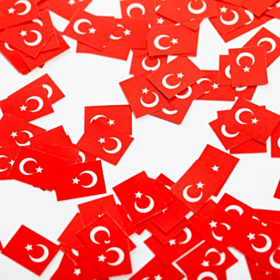 Tyrkiet Flag Konfetti