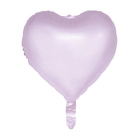 Hjerte Folieballon Pastel Lilla