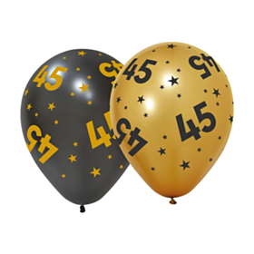 45 Års Golden Celebrations Latexballoner