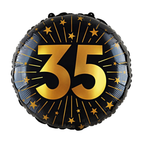 35 Års Golden Celebrations Folieballon