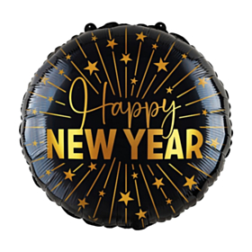 Happy New Year Golden Celebrations Folieballon