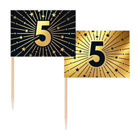 5 Års Golden Celebrations Kagepinde