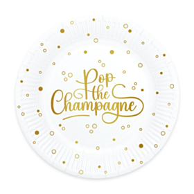 Pop the Champagne Paptallerkener