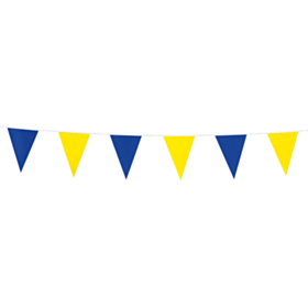 Vimpelguirlande Blå/Gul