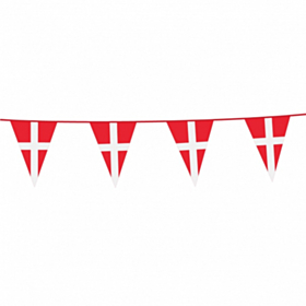 Dannebrog Vimpel Flagguirlande