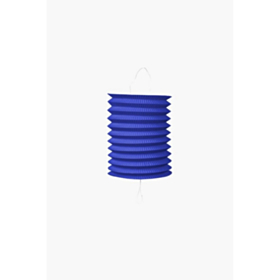 Cylinder Papirlanterne Blå