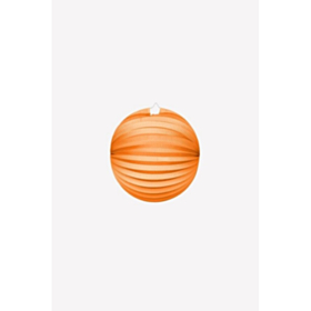 Rund Papirlanterne Orange