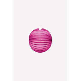 Rund Papirlanterne Pink