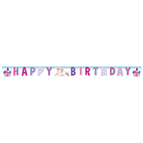 Enhjørning Happy Birthday Guirlande