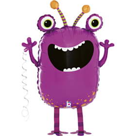 Monster Folieballon Lilla