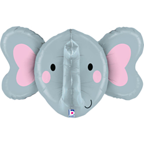 Elefant Hoved Folieballon