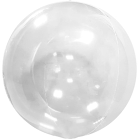 Transparent Rund Ballon Klar Uden Ventil