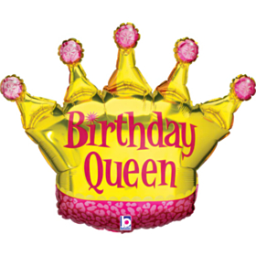 Birthday Queen Krone Folieballon