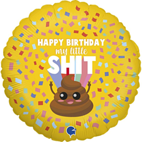 Happy Birthday My Little Shit Folieballon