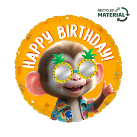 Cool Abe Happy Birthday Folieballon