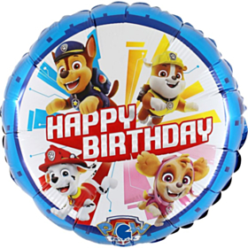 Paw Patrol® Happy Birthday Folieballon