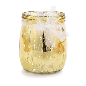 Organza Glasvase Guld