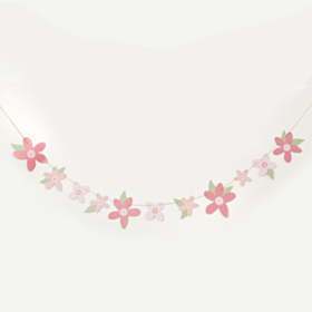 Blomster Guirlande Pink