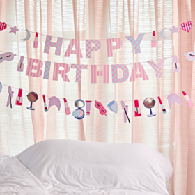 Pamper Party Happy Birthday Guirlande
