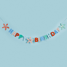 Ocean Party Happy Birthday Guirlande