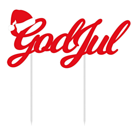 God Jul Kagetopper Rød