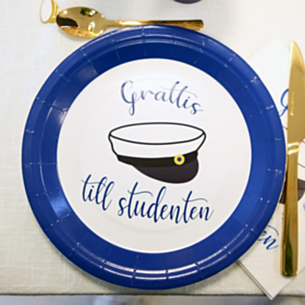 Grattis Till Studenten Paptallerkener