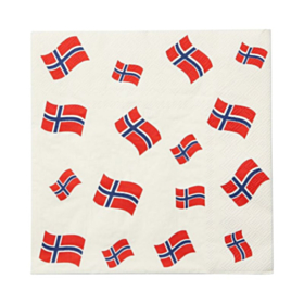 Norske Flag Servietter
