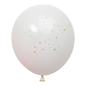Nytår Latexballoner Guldstjerner