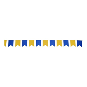 Flag Guirlande Blå/Gul