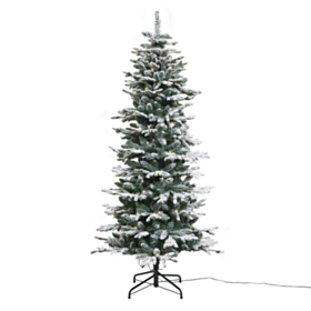 Kunstigt FROST Juletræ LED 180 x 86 cm Klasse A
