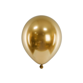 Metalliske Mellemstore Latexballoner Guld