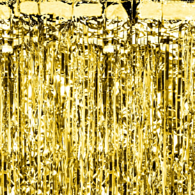 Glimmerforhæng Guld
