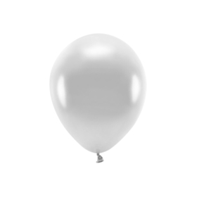 Basic Metalliske Latexballoner Sølv