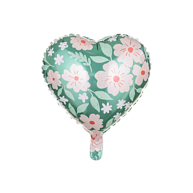 Blomster Hjerte Folieballon