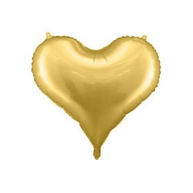 Hjerte Folieballon Guld