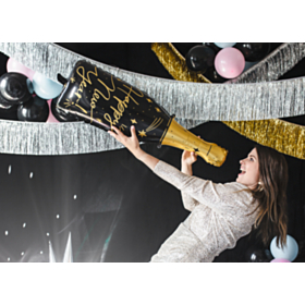 Happy New Year Flaske Folieballon